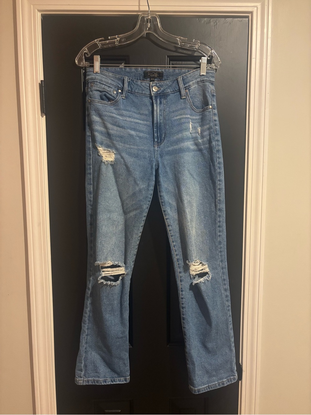 RACHEL Rachel Roy Light Blue Distressed Skinny Jeans